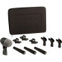 Shure DMK57-52 Drum microphone kit including three SM57 mics one BETA 52A mic three A56D Drum Mounts & carrying case